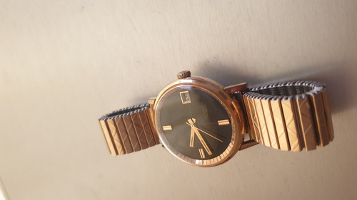 Imagen 6 de 7 de Reloj Automático Suizo Vintage Enchapado En Oro Marca Orton