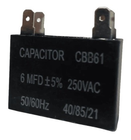 Capacitor Ventilador 6mfd 250vac