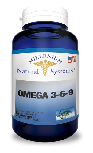 Omega 3 6 9 X 90 Capsulas Millenium - Unidad a $532