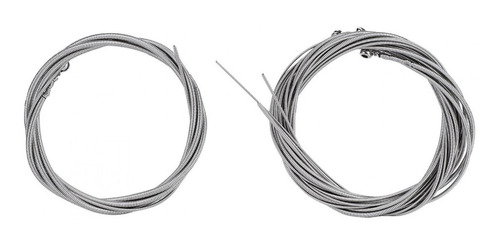 Imagen 3 de 10 de Cuerdas Para Bajo De Acero Inoxidable 5pcs Plata