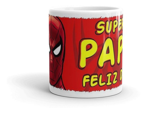 Tazas Personalizadas Dia Del Padre Spiderman. Polímero. T22