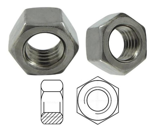 Tuerca De Union, Mxthn-025, 1 Øt, 25.4 Mm, Hilos: 8, Acero