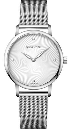 Reloj Mujer Urban Classic Dial Plata 35 Mm Wenger