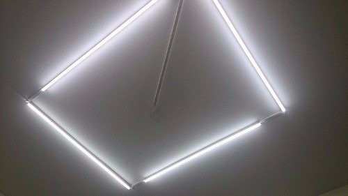 Imagen 6 de 6 de Tubo Led T8 8w 60cm Artefacto Incluido Armado
