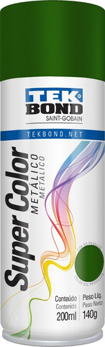 Pintura Spray Secado Rápido Metalizado Tekbond 200 Ml (caba)