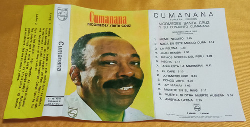 O Nicomedes Santa Cruz Cumanana Cassette 1970 Ricewithduck