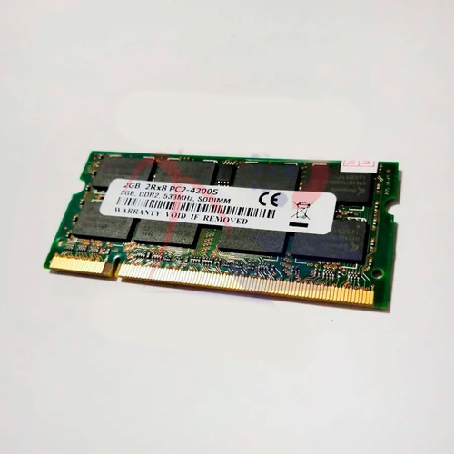 Memoria Ram Ddr2 So-dimm 2gb Pc2-4200 533mhz Laptop 200pines