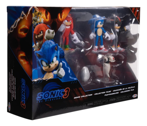 Sonic 3 Figuras De La Película Articuladas