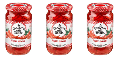Aros Chile Picante En Aceite Vegetal Le Conserve Della