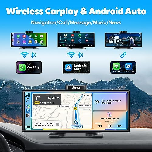 . Upgraded Wireless Carplay Screen & Android Auto With 2....