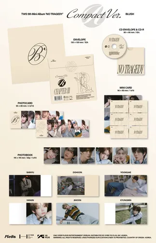 Tws - 5th Mini Album 'no Tragedy' (blush) (kyungmin Ver