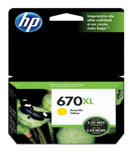 Cartucho Original Hp 670xl Impresora 4615 5525 3525 Color