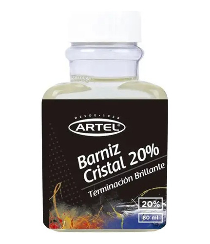Barniz Cristal 20% Frasco 80ml Artel