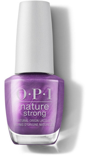 Opi Nature Strong Vegano Achieve Grapeness Trad X 15 Ml Color Violeta