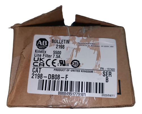 2198-db08-f Line Filter 7.5a Nuevo Raven Automation (Usado)