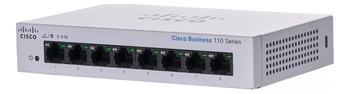 Primera imagen para búsqueda de switch cisco 8 puertos