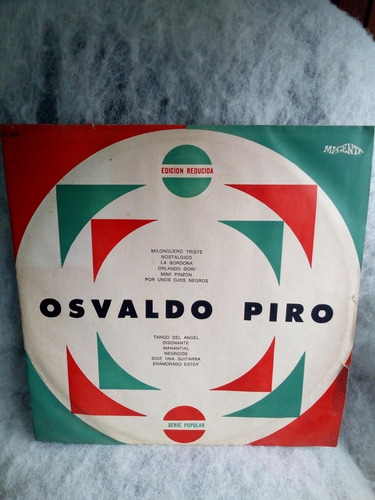 Lp Vinilo Osvaldo Piro Edicion Reducida