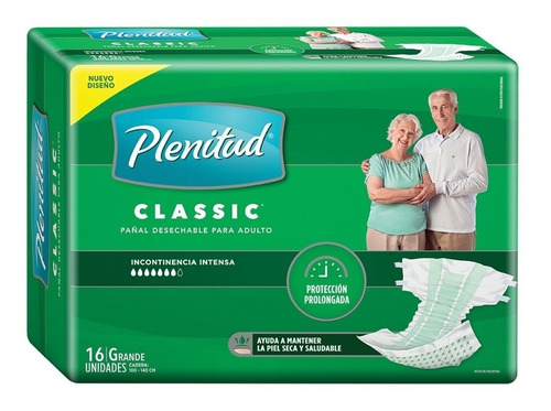Pañal Adulto Plenitud Classic Med O Gde X16