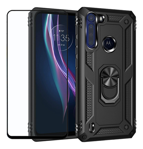 Funda Protectora Para Motorola One Fusion/plus + Screen Mica