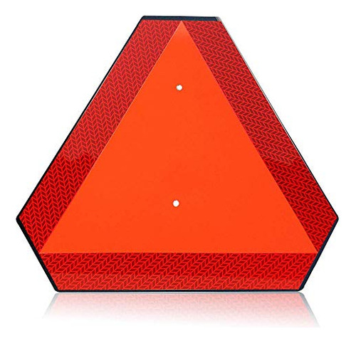 Slow Moving Vehicle Sign, Safety Triangles Dot Complian...