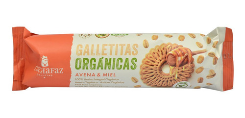 Galleta Organicas Cachafaz Avena Y Miel X 170grs