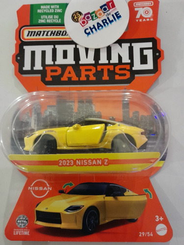 Matchbox | Moving Parts | 2023 Nissan Z Amarillo