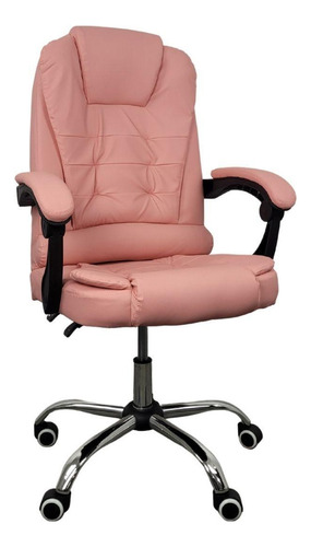 Cadeira Escritório Presidente Ergonômica Preta 103-115cm