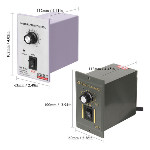 Controlador De Velocidade 400w Ac220v Abs Motor Speeds Pinpo