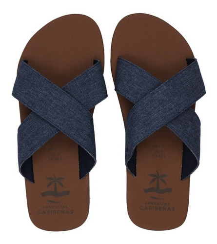 Sandalias Caribeñas Caleta Hombre Playa Casual Slides Pv22