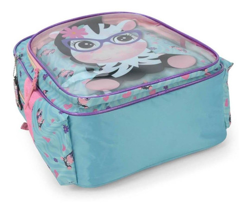 Mochila De Costas Luxcel Up4you Zebra Azul