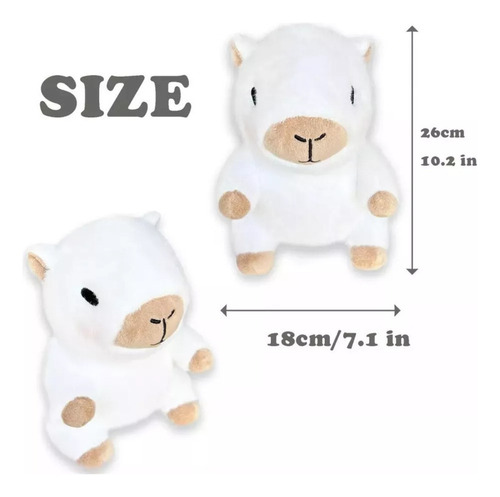 R Capivara De Pelúcia Com 9 Peças De Roupa E Acessórios