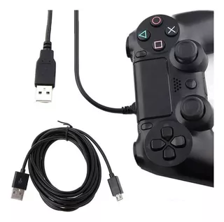 Cable Micro Usb Para Mando Ps4, Xbox One, 3 Metros