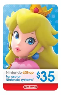 Nintendo Eshop Gift Card $35 | Tarjeta Regalo | Eshop Usa