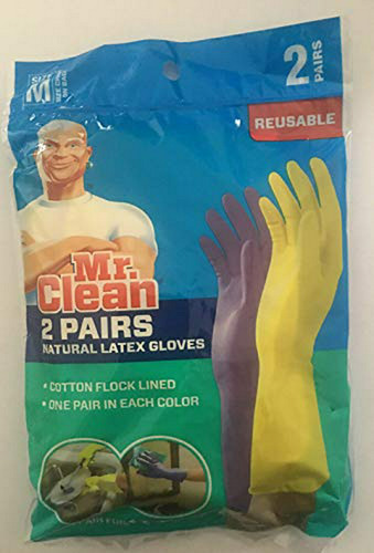 Guantes De Látex Reutilizables, 2 Pares