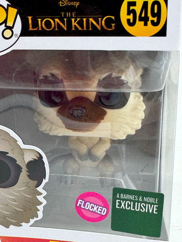 The Lion King Timon Flocked #549 Funko