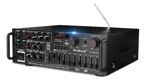Sunbuck Av-326bt Amplificador De Audio Bluetooth 2 Canales