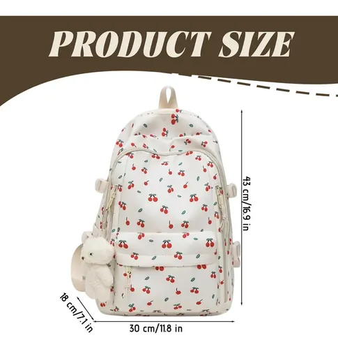Astethic Backpacks, Flirty Flower Backpack, Pretty | Frete grátis