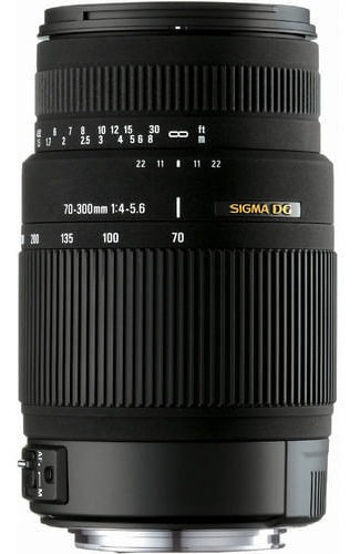 Lente Sigma 70-300 mm F/4-5.6 Dg Os para réflex digital Nikon F