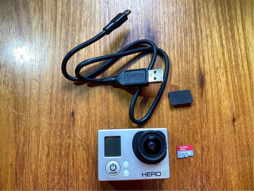 Gopro Hero 3 Silver Edition + Memória De 64gb