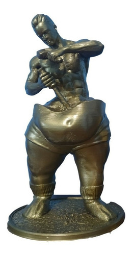 Escultura Esculpindo Corpo 20 Cm - Fitness - Impressão 3d