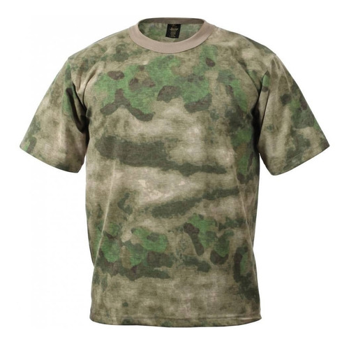 Camiseta Rothco Militar T Shirt Camo Atacs Y Atacs Fg