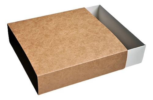 Caja Kraft 20 X 20 X 5 Cm Pack Por 10 Unidades