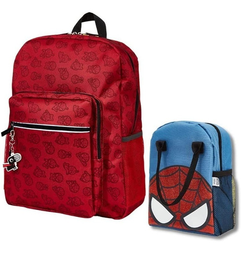 Yoobi Set Colegio De Marvel Mochila Y Lonchera - Escolares