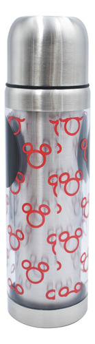 Termo Cafe Vaso Termico Disney Mickey Acero Inoxidable 500ml