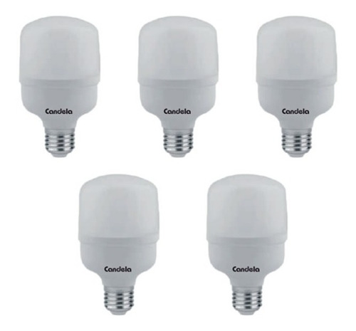 Lámpara Foco Led Alta Potencia Galponera 20w E27 Pack X 5