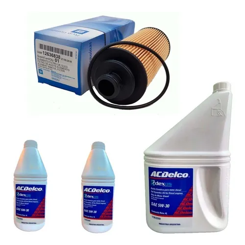Combo Filtro Original Gm + Aceite Chevrolet S-10 S10 2020