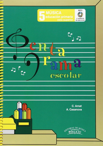 Libro Pentagrama Escolar 5 Ciclo Superior - Amat, C