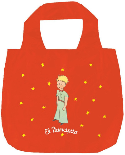 Bolsa Plegable El Principito Naranja - Exupery,antoine De...