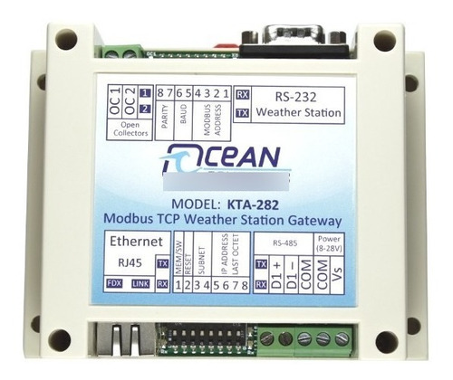 Controlador Para Estación Meteorológica, Kta-282 Para Davis