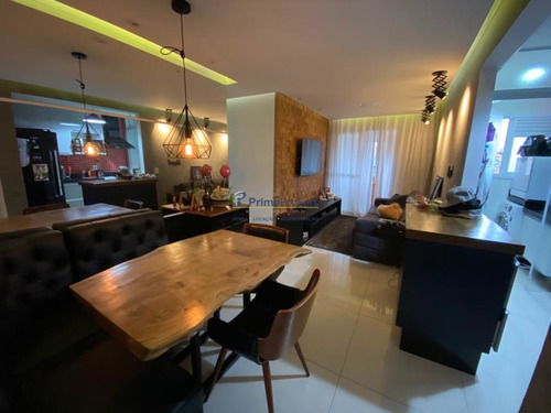 Imagem 2 de 15 de Valor Baixou - Lindo Apartamento Mobiliado -varanda Gourmet - 2 Dorm. Sacoma - Pb54416